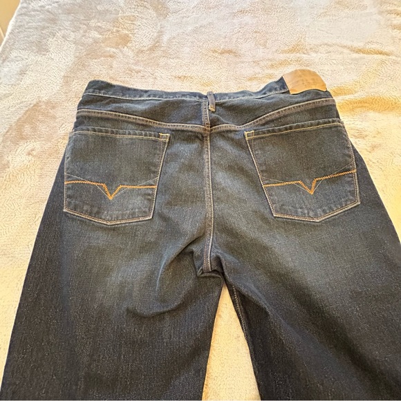 Guess blue men's Cliff boot cut jeans Size 36 - Picture 3 of 10